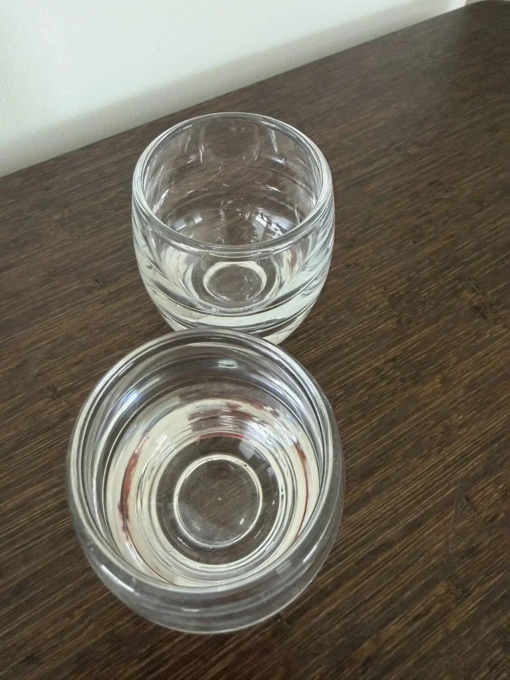 Set of 2 Crate & Barrel Bar Glasses